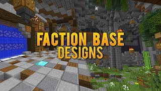 ALL MY MINECRAFT FACTION BASE DESIGNS  Downloads Included [upl. by Lundquist]