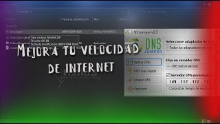 Cómo MEJORAR la VELOCIDAD de INTERNET con DNS Jumper [upl. by Roice]