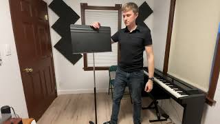 Music Stand Manhasset M48 Symphony Stand Review [upl. by Ttezzil]