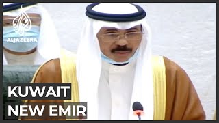 Kuwait swears in new emir after Sheikh Sabah’s death [upl. by Mathi]