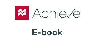 How to use the Achieve eBook [upl. by Acirea308]