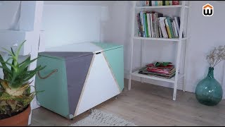 Fabriquer un coffre en bois – DIY facile [upl. by Htevi]