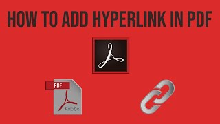 How to Add Hyperlink in PDF  Clickable PDF  Adobe Acrobat DC [upl. by Airdua232]