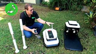 Wireless Robot Lawn Mowers Australia ECOVACS GOAT G1 Realtime Setup and Review [upl. by Yelrebma994]