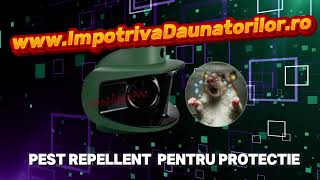 Aparat profesional anti rozatoareanti soareci anti sobolani Duo Pro Ultrasonic Pest Repellent [upl. by Quartas153]