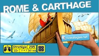 La vidéorègle du jeu quot Rome amp Carthage quot par Yahndrev 295 [upl. by Ikim]