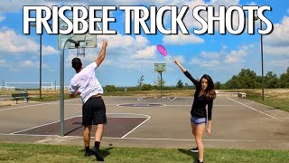 FRISBEE TRICK SHOTS  Brodie amp Kelsey [upl. by Novak]