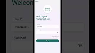 DCSS Mobile App Demo [upl. by Trager620]