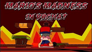 MARIOS RETARDED MADNESS VRChat Games With FNF Marios Madness Characters [upl. by Larine]