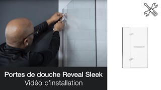 Reveal Sleek  Porte de douche à pivot  Vidéo dinstallation [upl. by Koeninger]