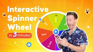 Make a Free Interactive Spinner Wheel Game in 3 Minutes No Coding [upl. by Grania]