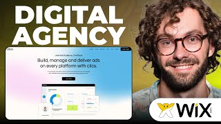 How To Make Digital Agency Website on Wix  Full Tutorial [upl. by Aliuqahs]