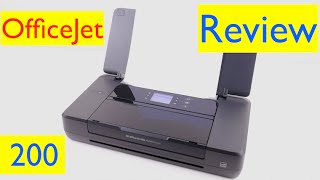 HP OfficeJet 200 Mobile Printer Review [upl. by Tosch]