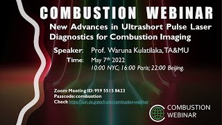 New Advances in Ultrashort Pulse Laser Diagnostics for Combustion Imaging [upl. by Elroy]