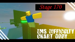 Roblox Em’s Difficulty Chart Obby Stage 170 Mobile [upl. by Frentz]