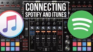 Playing Spotify and iTunes through your Pioneer DJ Decks [upl. by Eillime]