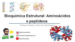 Bioquímica Básica  Aula 03 Aminoácidos e Peptídeos [upl. by Serle]