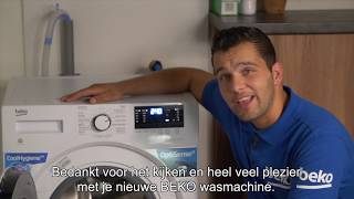 Zelf je wasmachine installeren  Beko [upl. by Yenwat908]