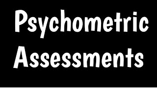 Psychometric Assessments  Psychometric Test [upl. by Irita]