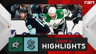 HIGHLIGHTS Game 4  Dallas Stars vs Seattle Kraken [upl. by Martino233]