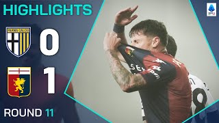 PARMAGENOA 01  HIGHLIGHTS  Pinamonti halts Genoa’s losing streak  Serie A 202425 [upl. by Neoma]