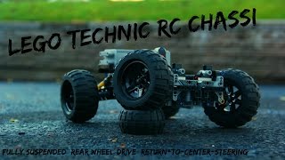 Lego RC fully suspended chassi  intructions [upl. by Vaules]