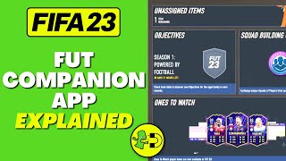 FIFA 23 FUT Companion App Explained [upl. by Pettifer]