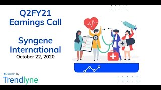 Syngene International Earnings Call for Q2FY21 [upl. by Adelric]