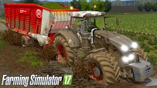 Farming Simulator 17  REALISTIC MUD amp FENDT VARIO 1000 [upl. by Walczak34]