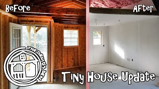 16x50 Shed Tiny Home Update [upl. by Nodearb]