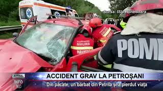 ACCIDENT GRAV LA PETROȘANI [upl. by Doowyah]