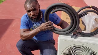 1200 btu Lennox air conditioner installation [upl. by Dorion]