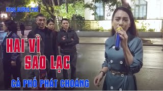 Hai Vì Sao Lạc  Nhạc Trữ Tình Bolero Đường Phố Làm Cả Phố Đi Bộ Phát Choáng  Thanh Hiền [upl. by Kerad390]