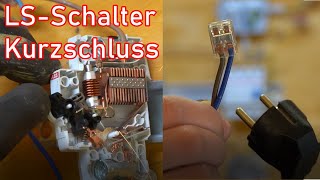 Kurzschluss Experiment ABB LSSchalter [upl. by Bork]