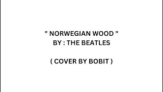 NORWEGIAN WOOD  THE BEATLES  COVER BY BOBIT [upl. by Ahsenauq]