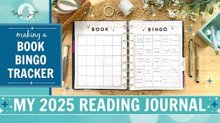 Making a Book Bingo Tracker for My Reading Journal  Happy Planner [upl. by Anoblav8]