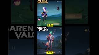 MLBB vs AOV Hero Comparison Part3 mlbbvsaov mlbbshorts aov mlbbcompilation [upl. by Marguerita474]