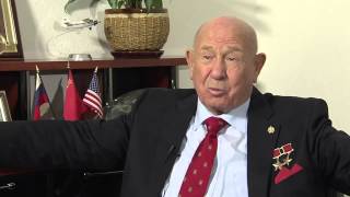 Russian Space Pioneer Discusses the First Spacewalk in History 50 Years Ago [upl. by Hike]