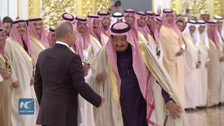 Saudi King visits Russia for first time [upl. by Almund]