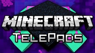 Minecraft Teleportation Made Easy TelePads Mod Showcase [upl. by Fusco]