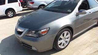 2010 Acura RL Start Up Exterior Interior Review [upl. by Eerehs]