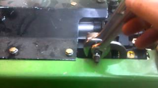 John Deere 140 Hydro adjustment [upl. by Hike]