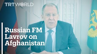 Russian FM Lavrov speaks at Afghanistan Conference [upl. by Medora]