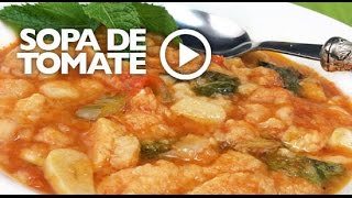 Receta de Sopa de Tomate [upl. by Alon803]