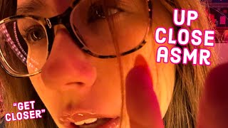 ASMR  “get closer” ASMR mouth sounds camera tapping hand movements lofi [upl. by Patty]