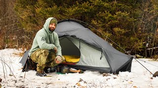 Camping In Rain With Small Tent [upl. by Stinson]