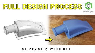 Complex design from start to finish  3D design for 3D printing pt11 [upl. by Lenno]