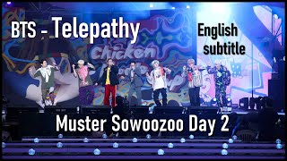 BTS  Telepathy live at 6th Muster Sowoozoo Day 2 2021 ENG SUB Full HD [upl. by Ymorej]