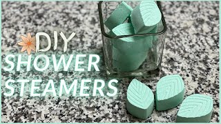 DIY SHOWER STEAMERS  Easy Recipe for a Relaxing Shower [upl. by Neellek]