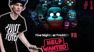 XQC PLAYS FIVE NIGHTS AT FREDDYS VR HELP WANTED FNAF VR  Part 1  xQcOW [upl. by Acisse]